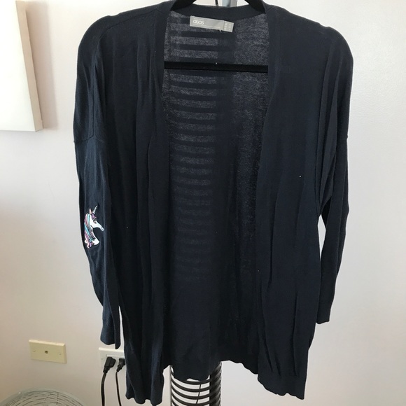 ASOS Cardigan with Unicorn Elbow Patch - Picture 1 of 2